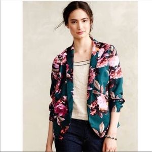 Anthropologie flower blazer
